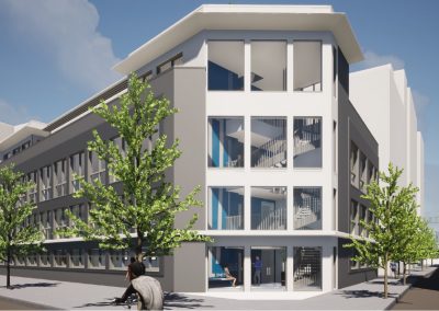 Surélévation et rénovation d’un immeuble de bureaux au centre ville de Lyon