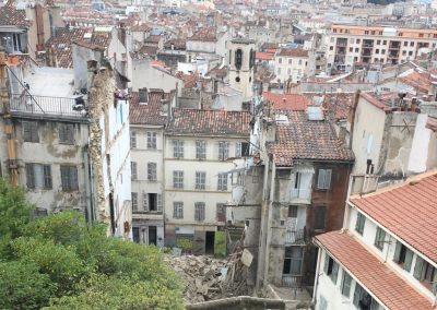 Sinistre de la rue d’Aubagne, centre-ville de Marseille : assistance aux opérations de secours et sécurisation