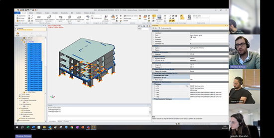 salariés axiolkis qui se froment au calcul parasismique