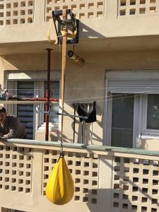 essai de chargement garde corps