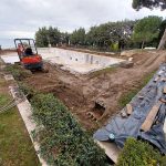 Étanchéité d'une piscine villa