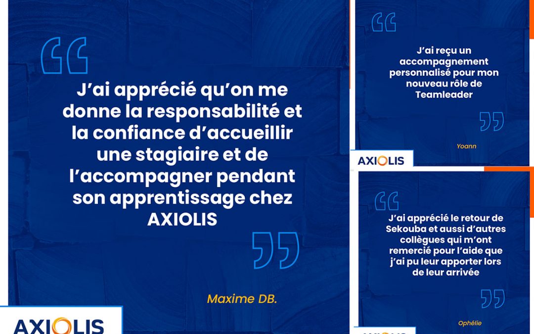 Chez AXIOLIS, la reconnaissance et le partage sont au cœur de la réussite collective