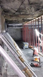 butonnage mur incendié