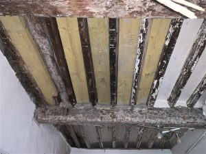 planchers à renforcer d'un immeuble en péril