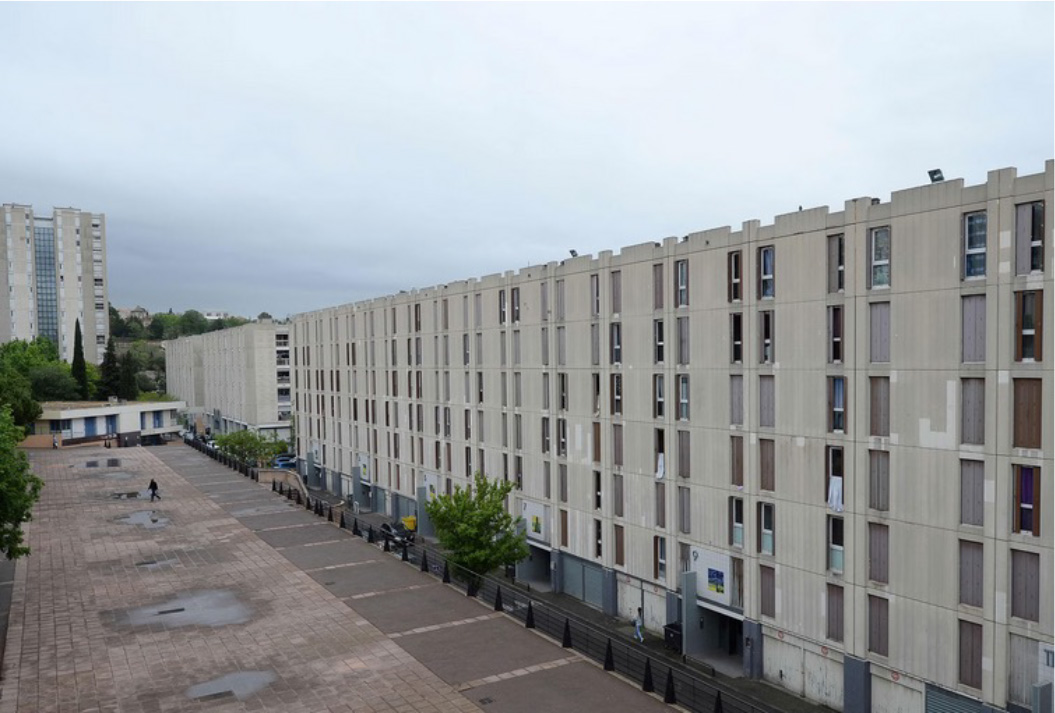quartier la castellane renouvellement urbain axiolis assistant à la maitrise d'ouvrage atmo