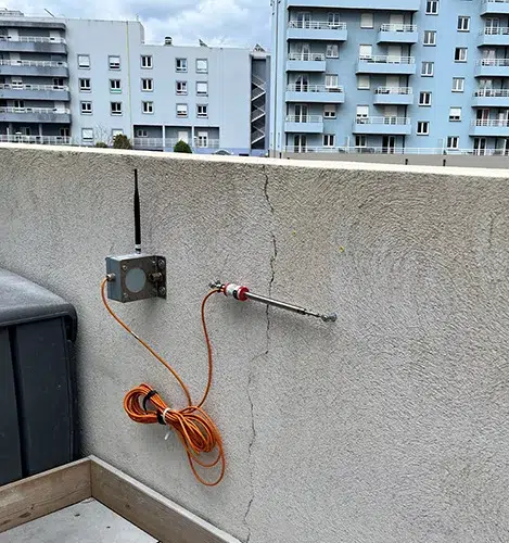capteur connecte pour surveillance douvrage