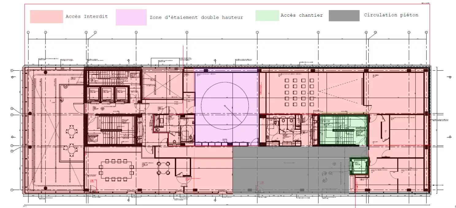 plan de phasage pour rehabilitation en site occupé