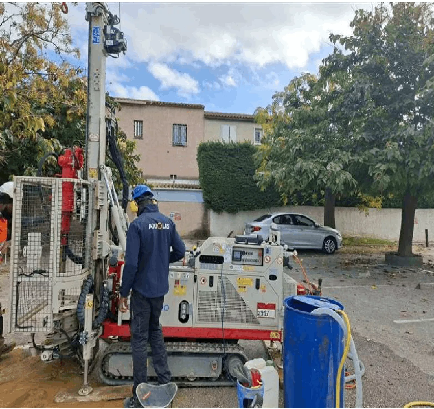 Axiolis supervision investigations geotechniques terrain