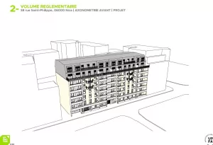 immeuble projet pour surélévation zone sismique