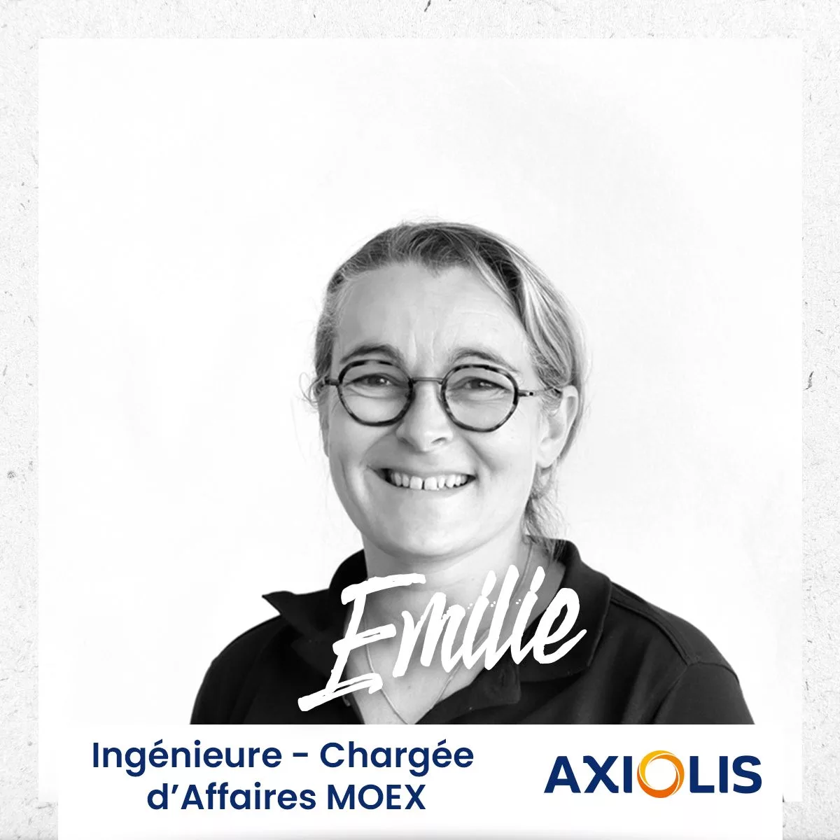 Émilie T., ingénieure en maîtrise d'œuvre TCE chez AXIOLIS